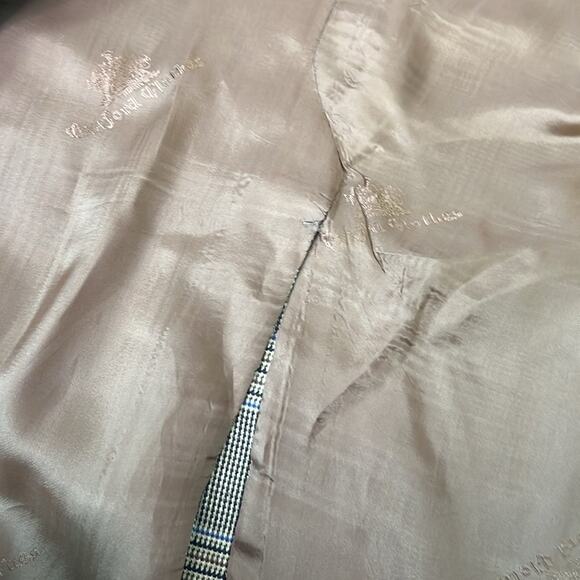 Women’s Maus and Hoffman Oxford Clothes cashmere Brown Plaid Blazer size 6 - Picture 5 of 8